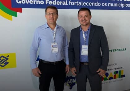 Prefeitos Maciel Schneider e Rafael Marin (Foto: Divulgação)