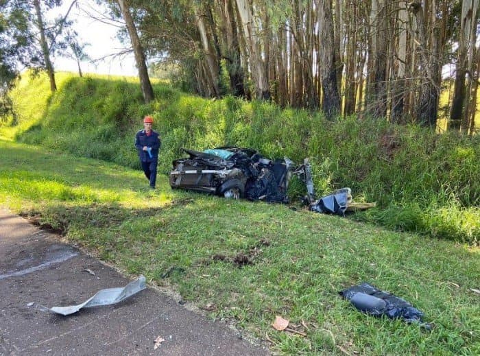 Bebê de 1 ano e 11 meses é a segunda vítima fatal do acidente na ERS-324 em Passo Fundo (Foto: Rádio Planalto )