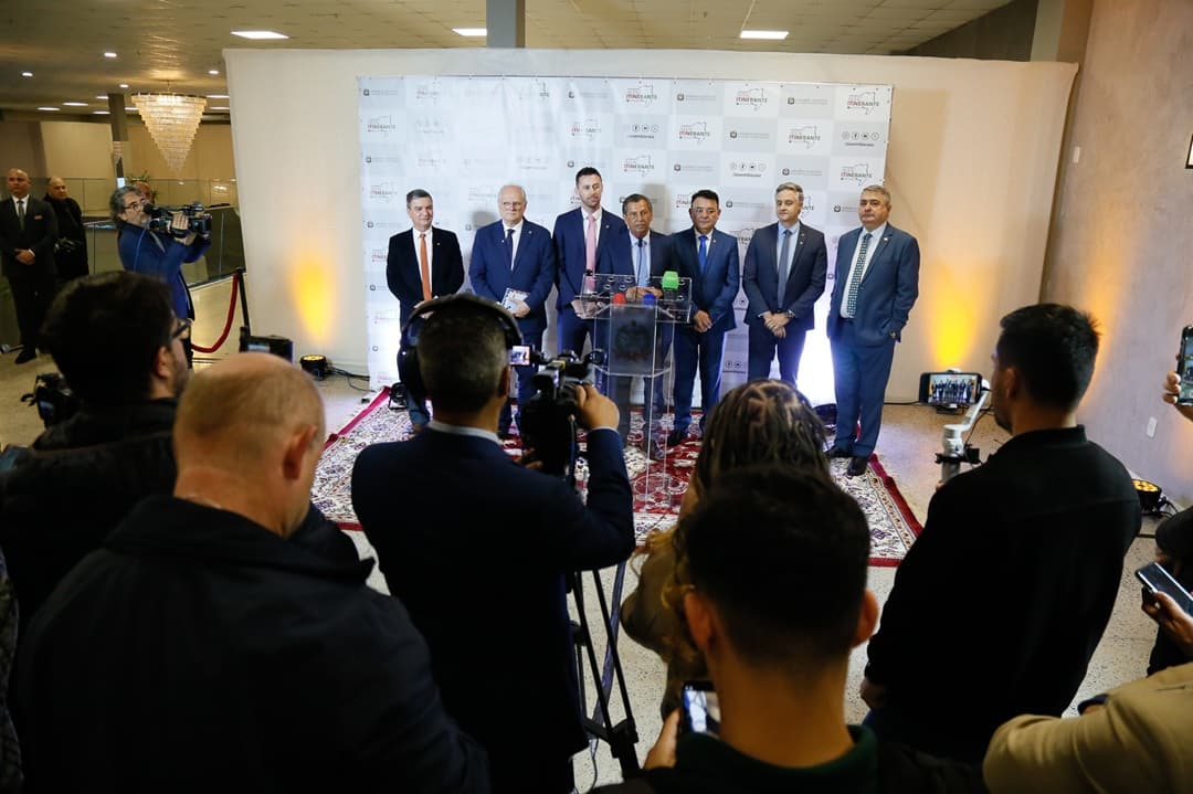 Presidente e deputados da Bancada do Norte abrira as atividades (Foto: Daniel Conzi/Agência AL)