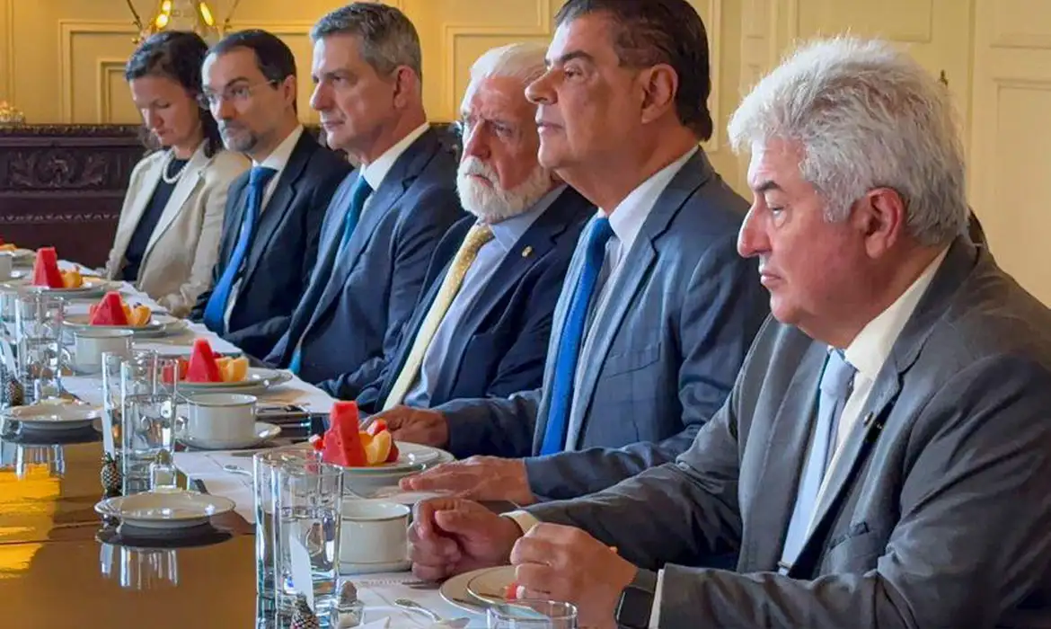 Senadores brasileiros buscam diálogo sobre tarifas impostas por Trump (Foto: Samyra Galvão)