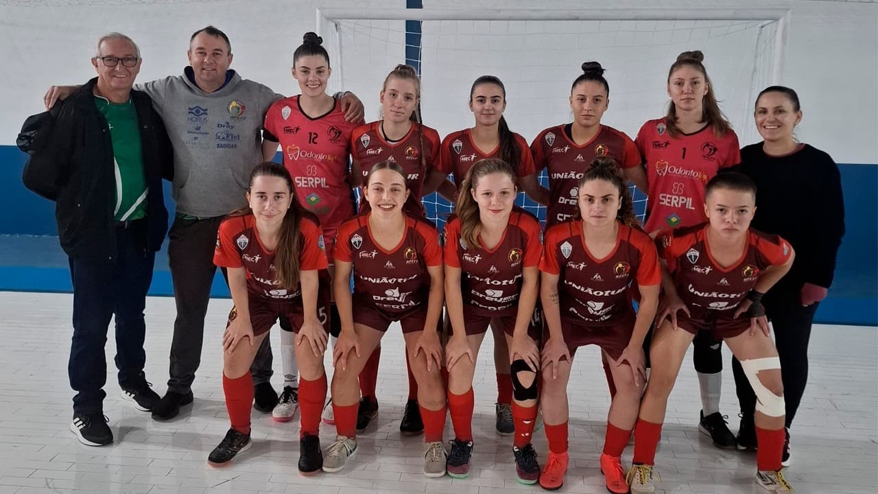 Apeff/FMEC representa Pinhalzinho nos Joguinhos Abertos de SC (Foto: Ascom)