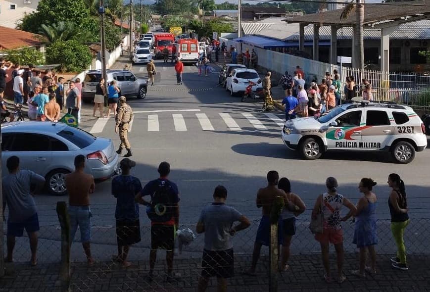 Crime deixou moradores preocupados (Foto: Corpo de Bombeiros)
