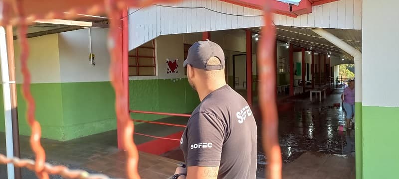Escolas de Sul Brasil contam com seguranças (Foto: ASCOM Sul Brasil)