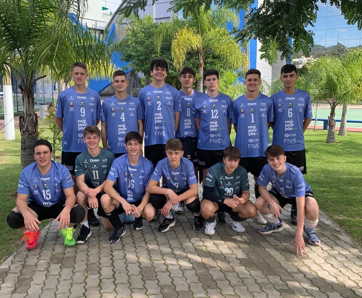 Base do time esteve na fase estadual da Olesc no mês passado (Foto: Divulgação)