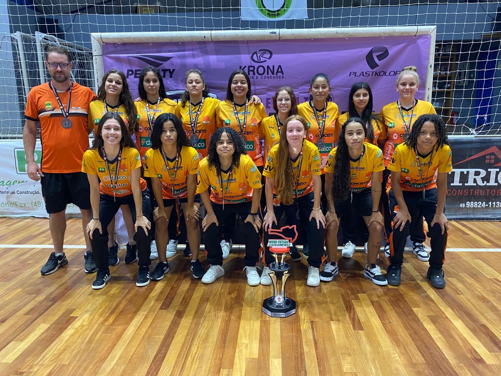 Sinergia foi a equipe vice-campeã do estadual (Foto: Felipe Eduardo Zamboni)