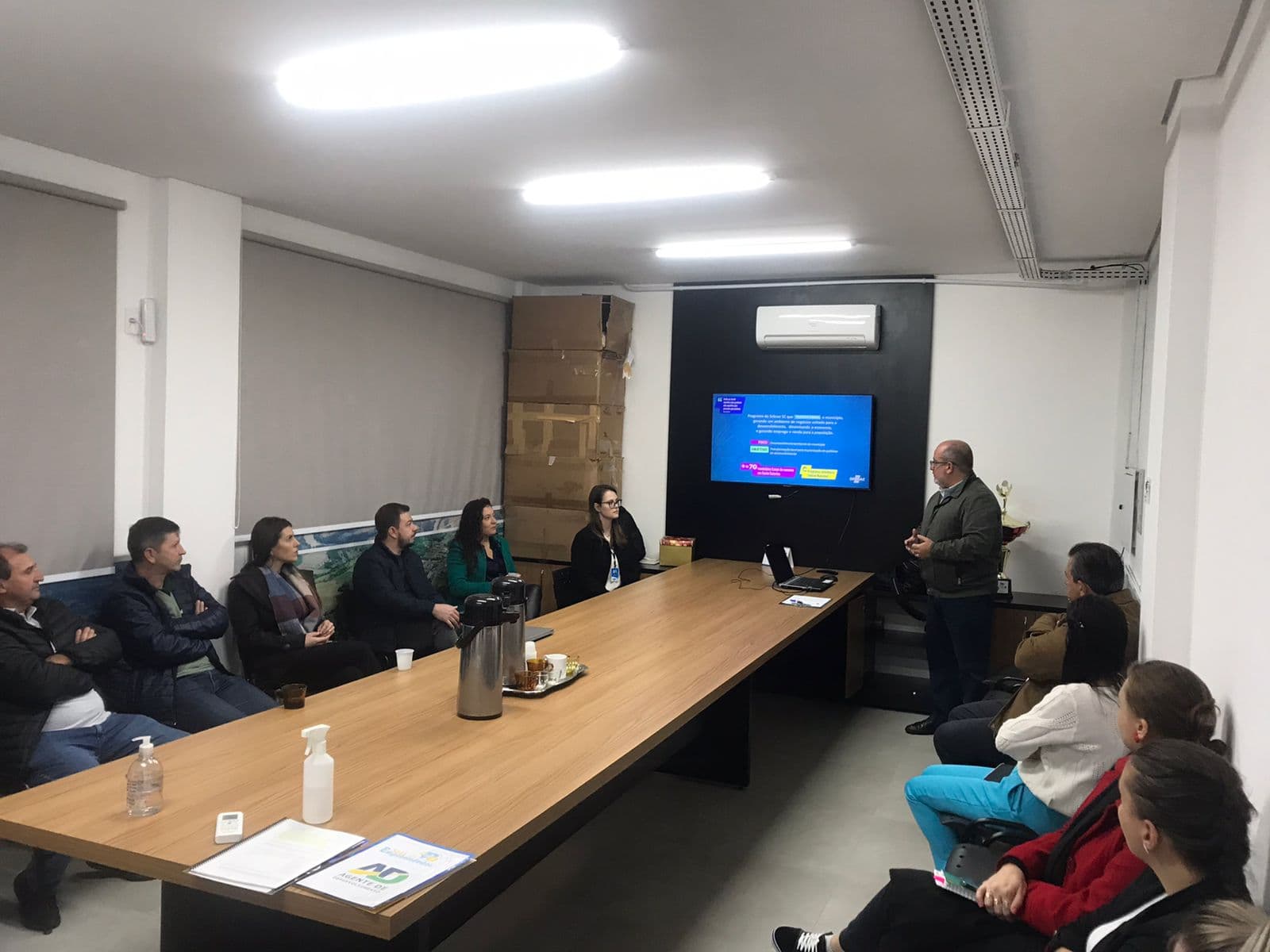 Prefeitura de Águas Frias e Sebrae lançam o programa Cidade Empreendedora (Foto: Gilmar Bortese)