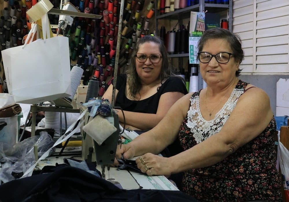 Nivea e Maria se dão muito bem (Foto: Renan Ribeiro)