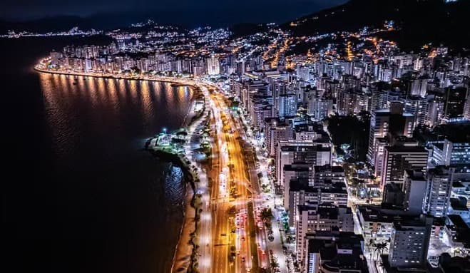 Vista de Florianópolis (Foto: Governo de SC/Secom)