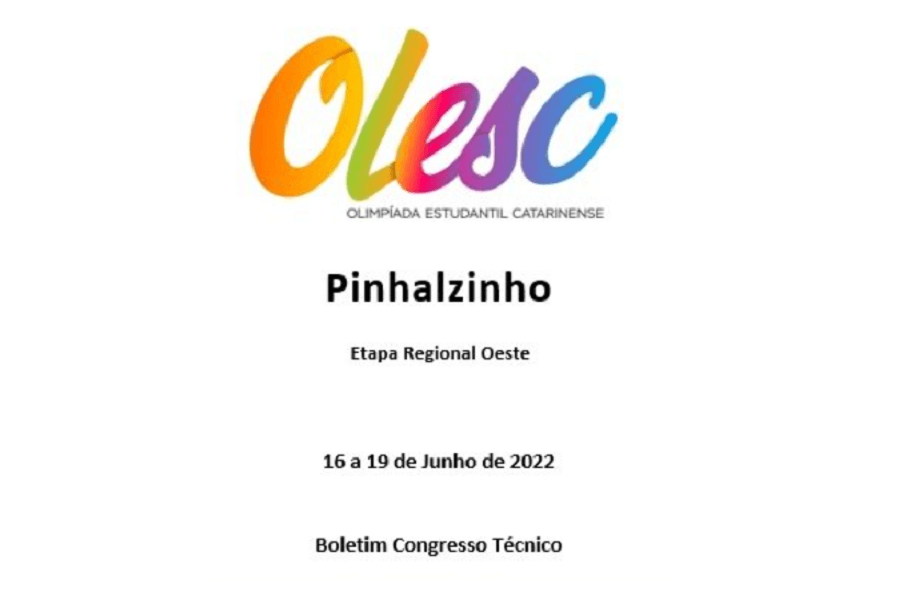 Pinhalzinho sediará os jogos da OLESC (Foto: Divulgação)