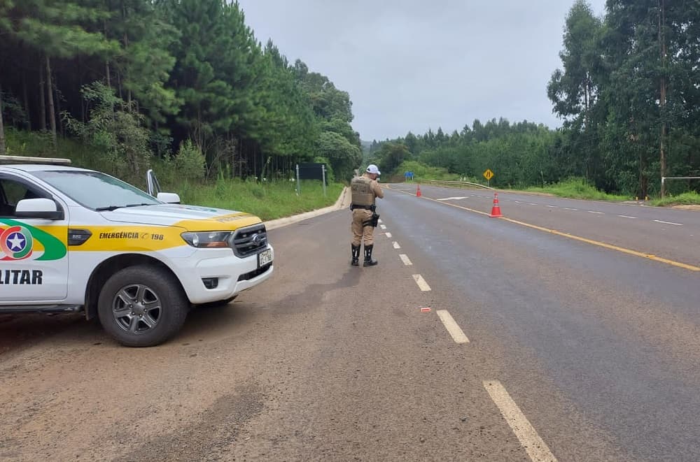 PM realiza abordagens em estradas da região (Foto: Polícia Militar Rodoviária)