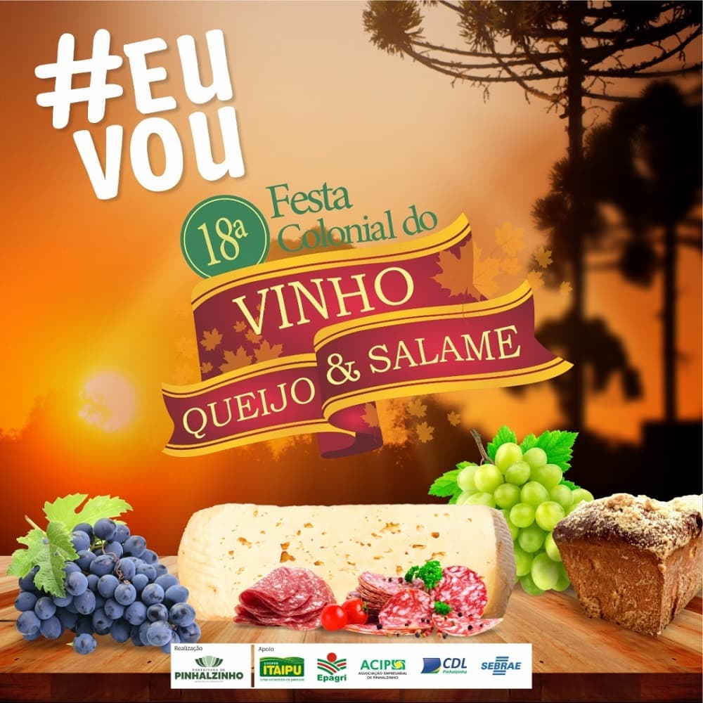 Festa do Queijo, Vinho e Salame ocorre em julho (Foto: Assessoria de Imprensa)