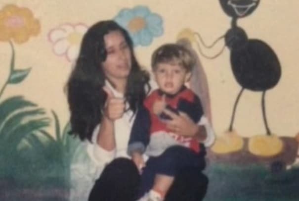 Registro foi feito em 2003 na época de educação infantil (Foto: Arquivo pessoal)