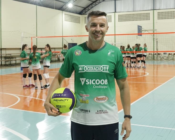 Voleibol Saudadense é destaque no Oeste de Santa Catarina (Foto: Renan Ribeiro)