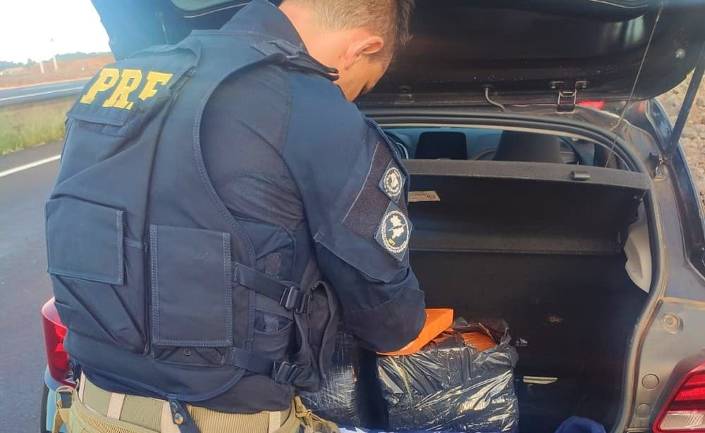 PRF interceptou carga em Cunha Porã (Foto: Divulgação)