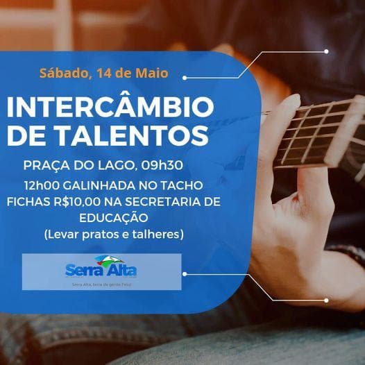 Divulgação do evento (Foto: Prefeitura de Serra Alta)