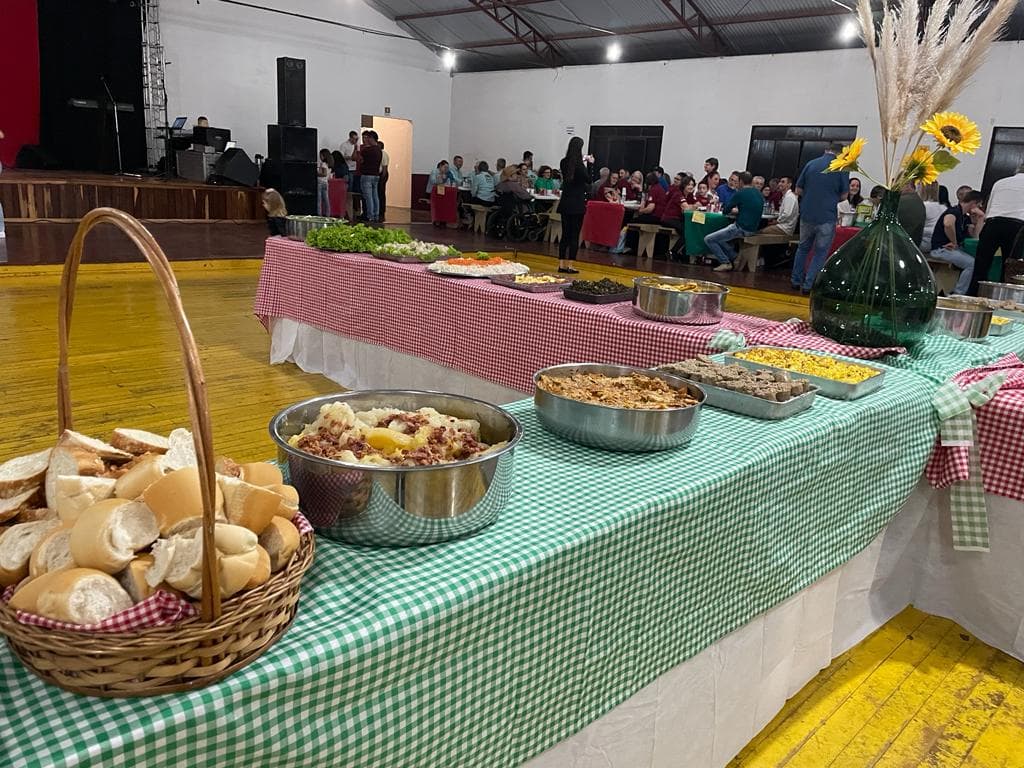 Jantar teve pratos típicos da cultura italiana (Foto: Divulgação)