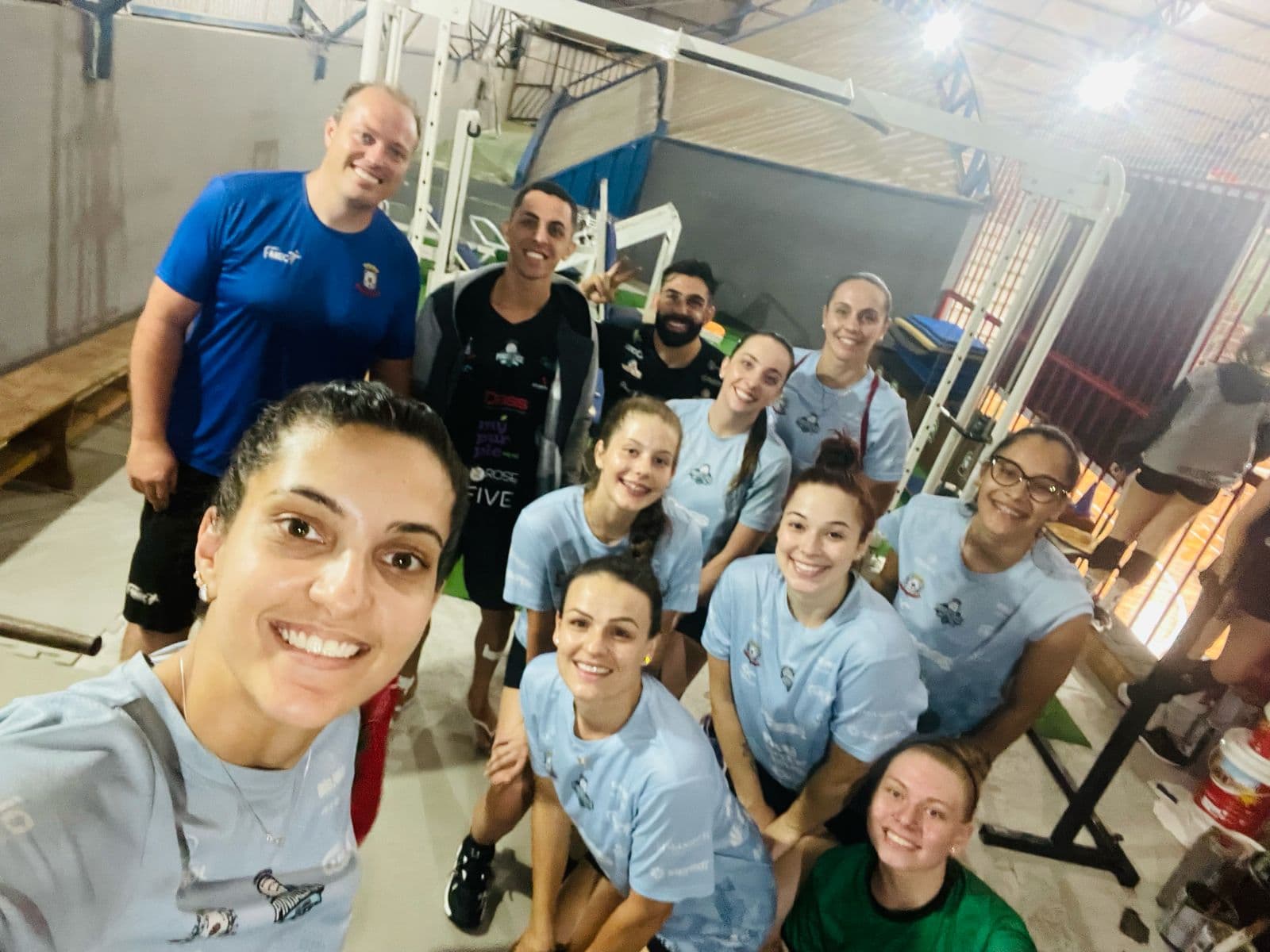 Treino foi realizado na academia do Centreventos (Foto: Divulgação/Ascom)