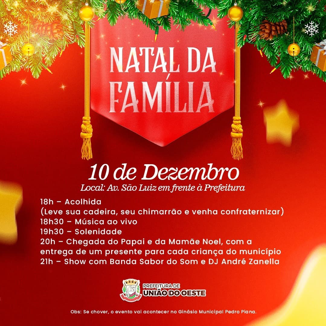 Natal da Família em União do Oeste (Foto: Divulgação )