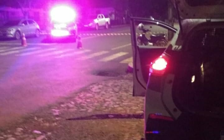 Polícia Militar atendendo ocorrência (Foto: PM)