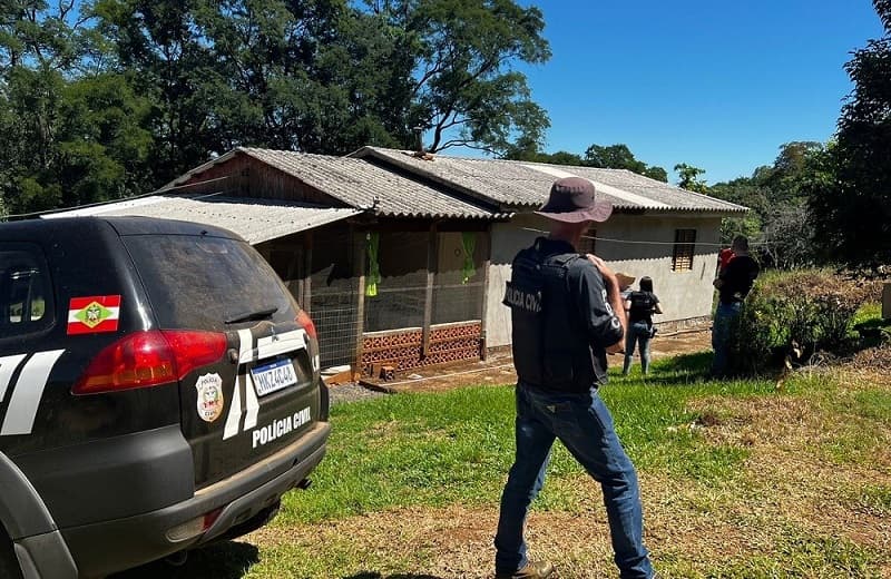 Buscas foram feitas no interior do município (Foto: Polícia Civil)