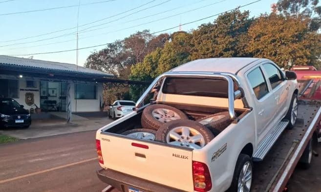 PM recuperou pertence em Iporã do Oeste (Foto: Arlei Silveira)