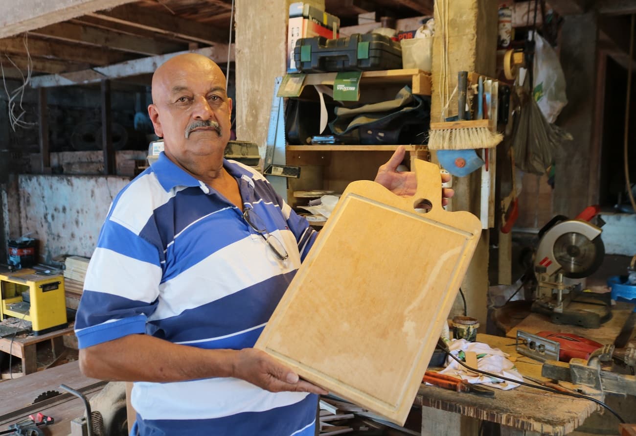 Sebastião Proença tem 66 anos (Foto: Henrique Paulo Koch)