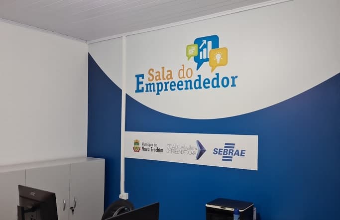 Sala do Empreendedor em Nova Erechim (Foto: Gilmar Bortese/Ascom)