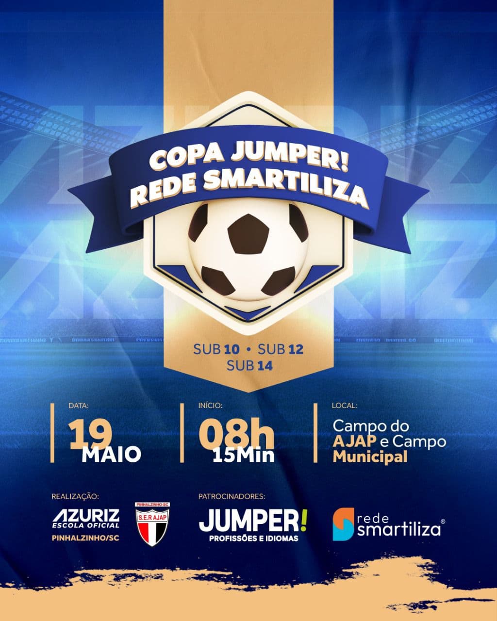 Competição reunirá outras quatro escolinhas de futebol da região (Foto: Divulgação)