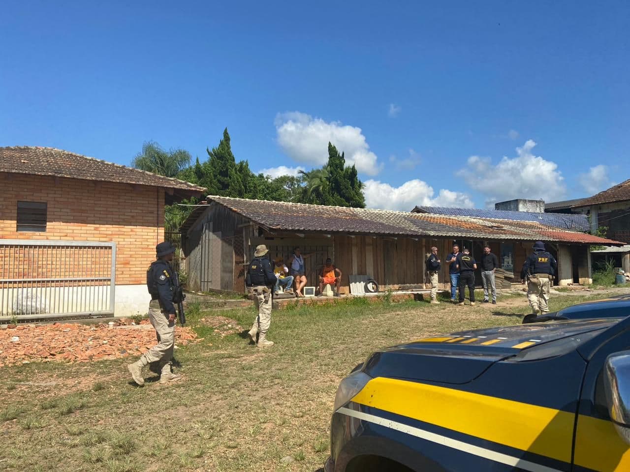 Operação de resgate ocorreu em Santa Catarina (Foto: Divulgação)