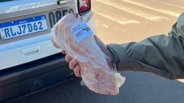 Carne muito deseja custava quase R$ 100 (Foto: Eduardo Oliveira)