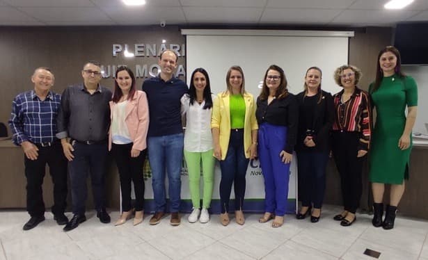 Marizete Peruchini Borile assume presidência da ACINE em Nova Erechim (Foto: Munícipio de Nova Erechim)