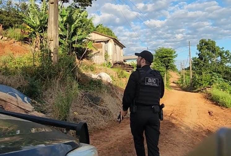 Envolvido foi capturado no município de Iraí (Foto: Polícia Civil)