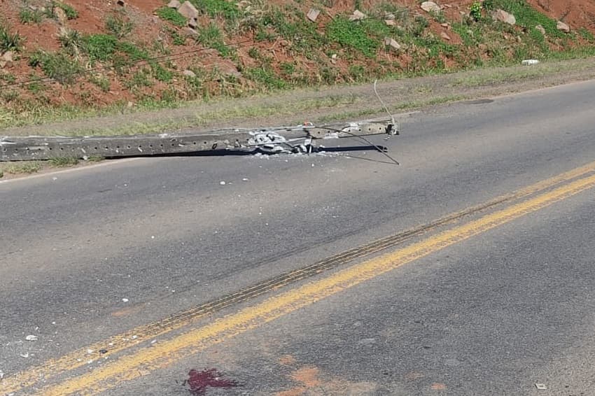 Incidente no município de Guaraciaba (Foto: Corpo de Bombeiros)