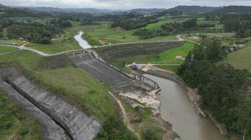 Barragem Sul em Ituporanga é modernizada e ganha operação remota em Santa Catarina