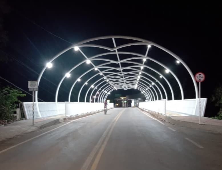 Ponte Colombo Salles será inaugurada na próxima semana (Foto: Divulgação )