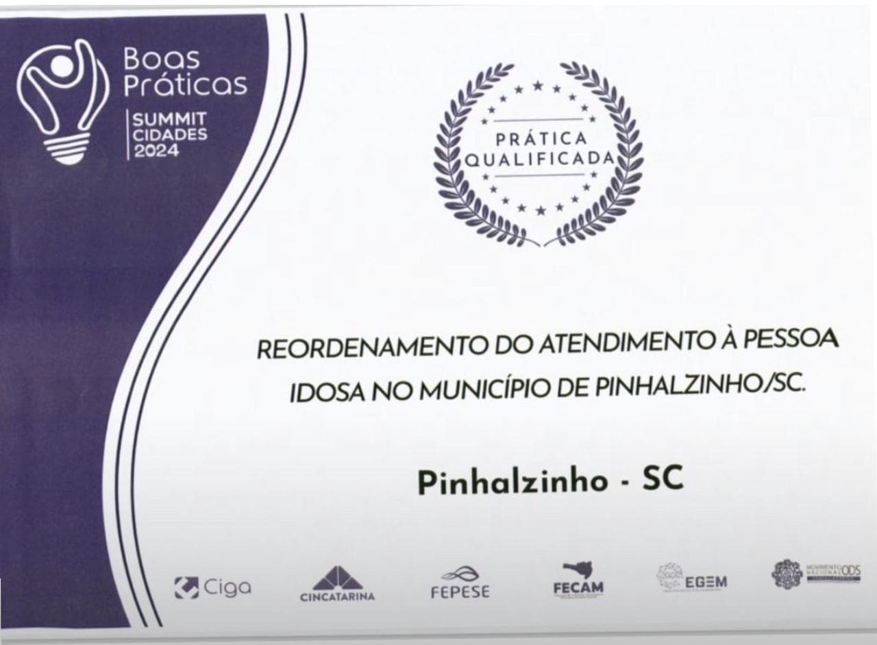 Município recebeu o reconhecimento de Prática Qualificada (Foto: Divulgação)