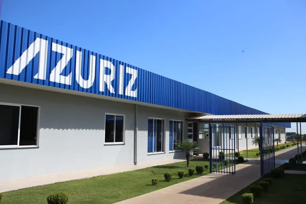 O Azuriz é um clube empresa formado em 2018 e tem seu CT em Marmeleiro (Foto: Divulgação)
