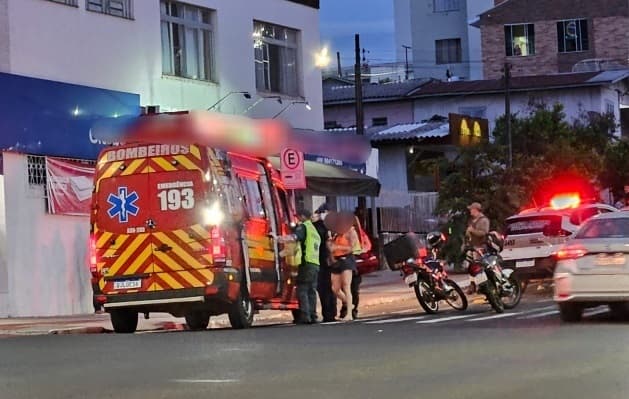 Vítima apresentava ferimentos e foi atendida (Foto: Reprodução / WhatsApp)