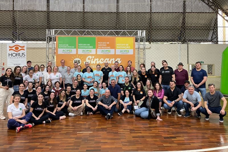Participantes das atividades (Foto: Henrique Paulo Koch)