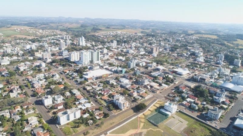 Município de Pinhalzinho, no Oeste de Santa Catarina (Foto: Divulgação )