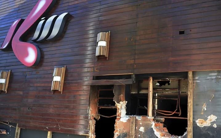 Fachada da Boate Kiss em Santa Maria/RS (Foto: EduAndrade/LatinContent via Getty Images)