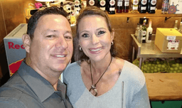 Regerson Souza e Tamara Zimmermman estavam em uma moto (Foto: Arquivo pessoal)