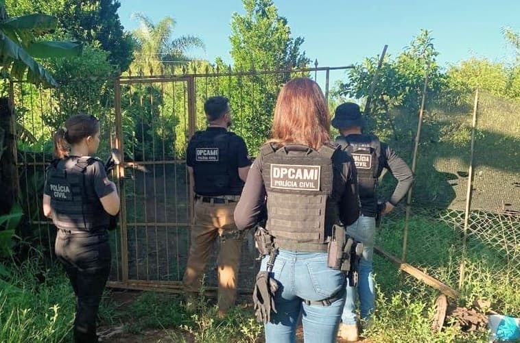 Polícia realizou operação para capturar o alvo (Foto: Divulgação)