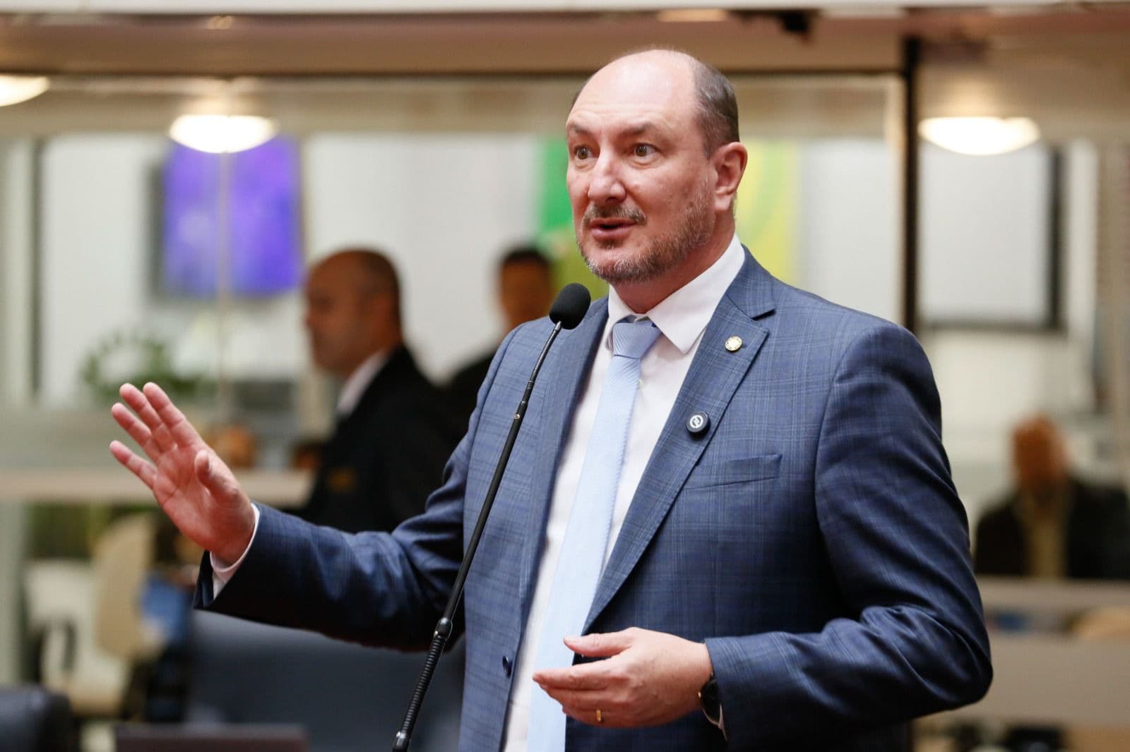 Mauro De Nadal pede prorrogação de suspensão de incentivos fiscais para importação de leite (Foto: Ascom)