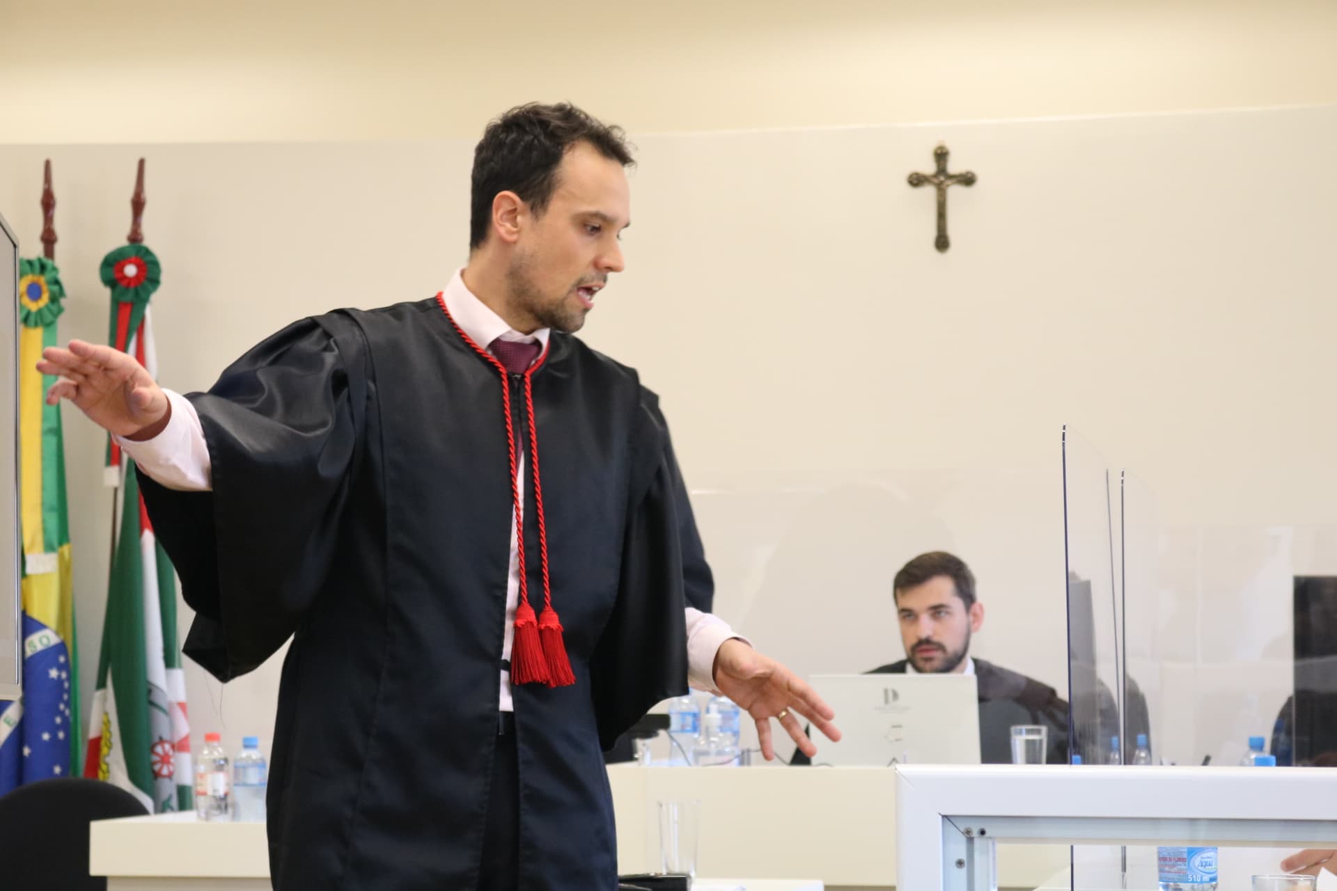 A atuação do Ministério Público foi decisiva para o resultado do julgamento (Foto: Henrique Paulo Koch)