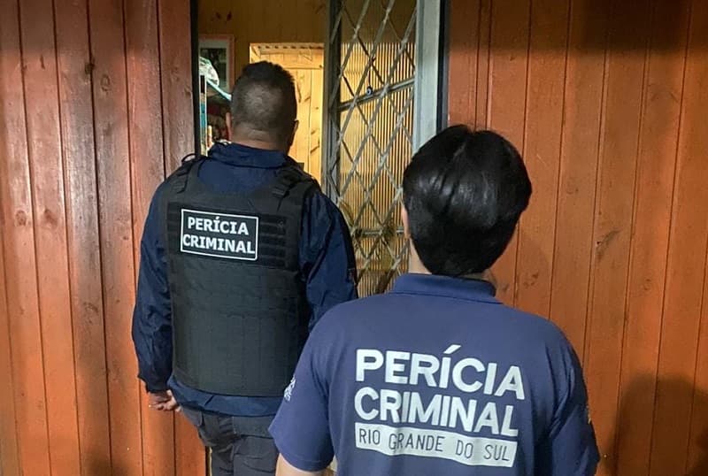 IGP atuou no local dos crimes (Foto: Divulgação)