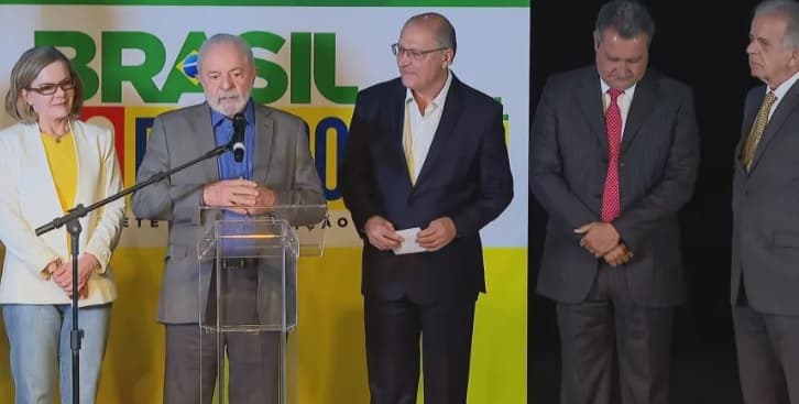 Lula divulga nomes dos primeiros ministros (Foto: Reprodução )