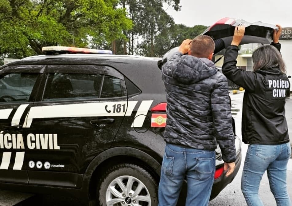 Constrangimento aconteceu em Santa Catarina (Foto: Polícia Civil)