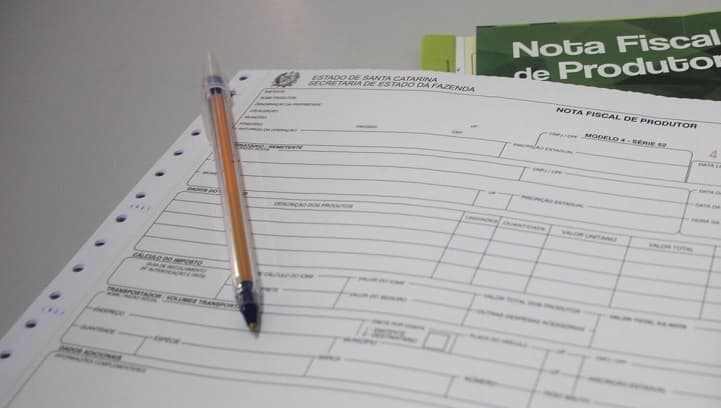 Notas manuais de produtor rural serão substituitas por eletrônicas a partir de Junho (Foto: Divulgação )