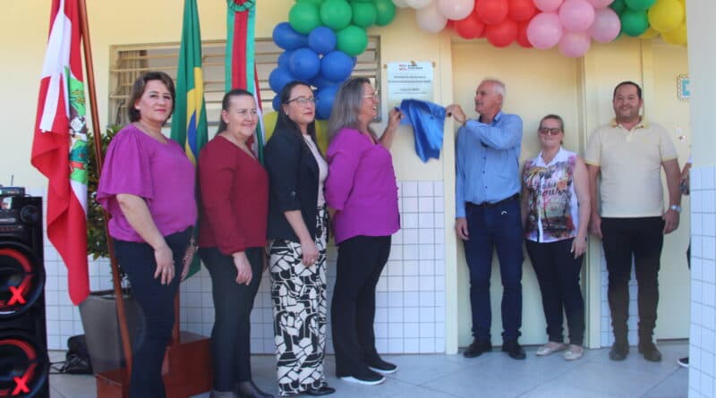 Executivo inaugura obra de ampliação da Escola Ângelo Soletti (Foto: Ascom)